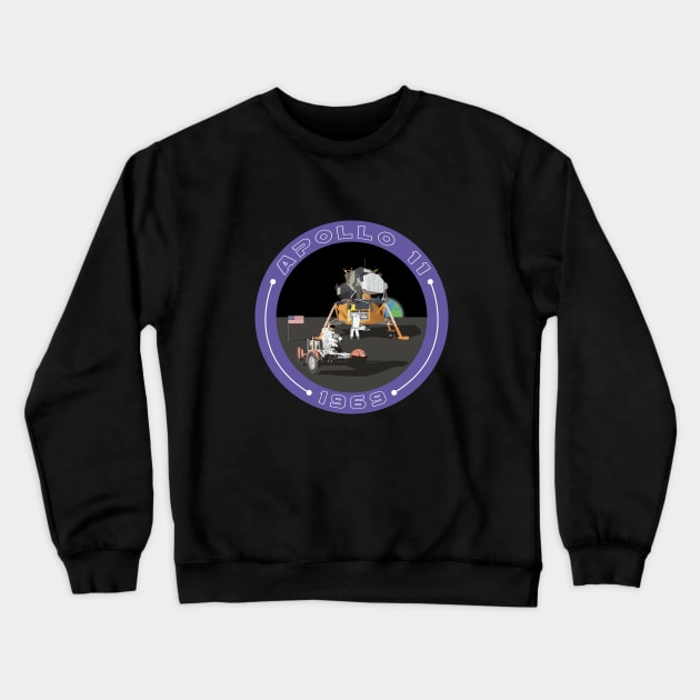 Apollo 11 Moon Landing Crewneck Sweatshirt by NorseTech